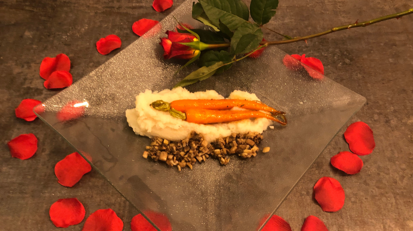 Carottes Confites Celeri Rave Et Champignons